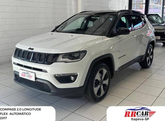 JEEP COMPASS 2.0 16V FLEX LONGITUDE AUTOMÁTICO JEEP COMPASS 2.0 16V FLEX LONGITUDE AUTOMÁTICO